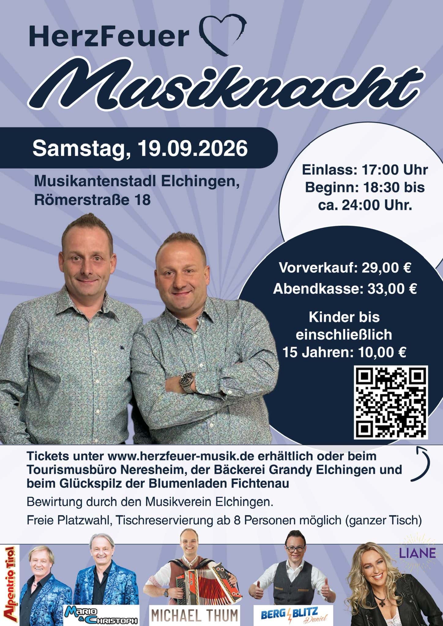 HerzFeuer Musiknacht in Elchingen