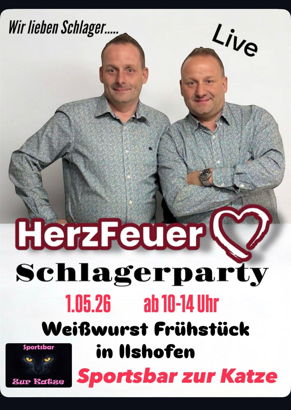Schlagerparty in der Sportsbar zur Katze