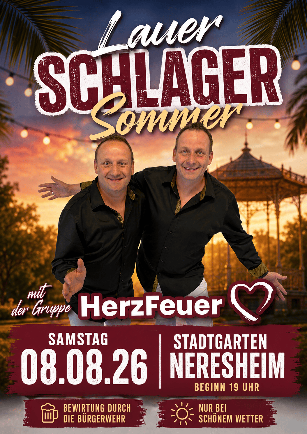 Lauer Schlager Sommer in Neresheim